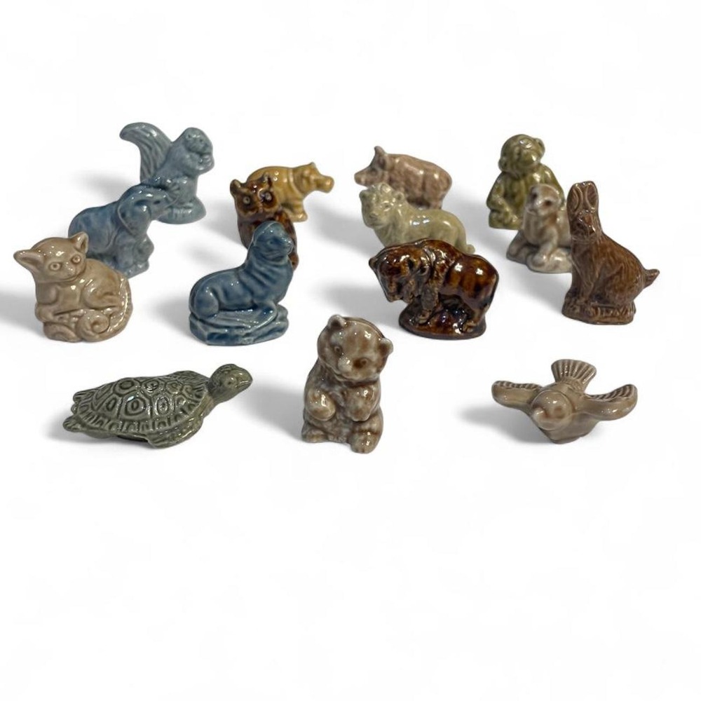15 Wade Whimsies figurines the official Red Rose Tea Animals Series